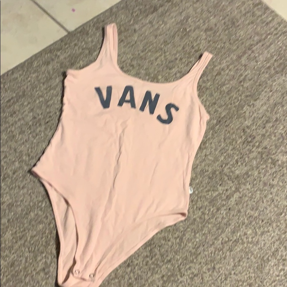 Vans Logo Pink Bodysuit!